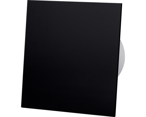 Вытяжной вентилятор AirRoxy dRim 100 BB S plexi Black Черный матовый