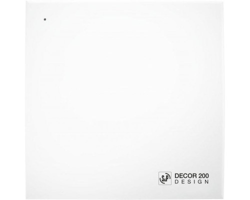 Вытяжной вентилятор c таймером задержки выключения Soler&Palau DECOR-100 CRZ DESIGN
