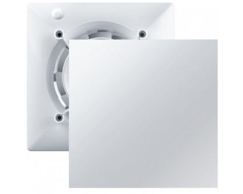 Вытяжной вентилятор Вентс Ейс 125 Л ФП плейн дим белый матовый