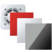 Вытяжной вентилятор Вентс Ейс 125 Л ФП плейн дим белый матовый