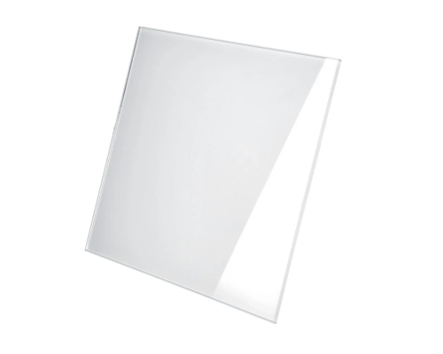 Вытяжной вентилятор c датчиком влажности и таймером AirRoxy dRim 100 BB HS glass White Белый глянцевый