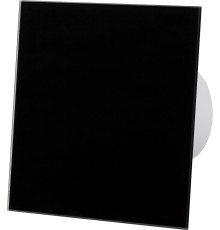 Вытяжной вентилятор c датчиком движения и таймером AirRoxy dRim 100 BB RMS glass Black Черный глянцевый