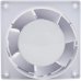 Вытяжной вентилятор c датчиком движения и таймером AirRoxy dRim 100 BB RMS plexi White Белый матовый