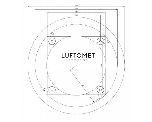 Дифузор Luftomet Sky LS-C-C-SN-100B бетон бежевый
