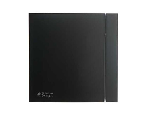 Вытяжной вентилятор Soler&Palau SILENT 100 CZ MATT BLACK DESIGN-4C