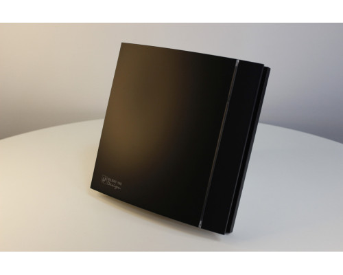 Вытяжной вентилятор с таймером задержки отлючения Soler&Palau SILENT 100 CRZ BLACK DESIGN 4 C