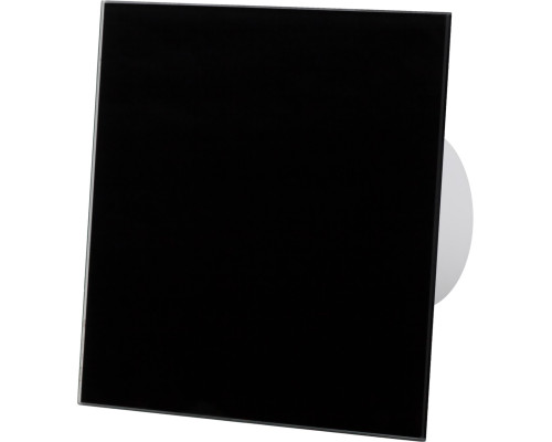 Вытяжной вентилятор с датчиком влажности и таймером AirRoxy dRim 125 BB НS glass Black Черный глянцевый