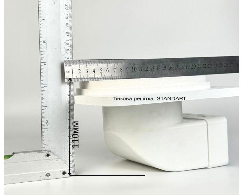 Теневая магнитная решетка под натяжной потолок ультратонка STANDART MAGNETIC GRID 100/125 Black-FULL