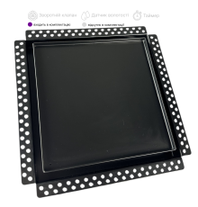 Вытяжной вентилятор скрытого монтажа под плитку SHADOW LINE 100 Черный