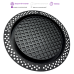 Вытяжной вентилятор скрытого монтажа под гипсокартон и штукатурку SHADOW LINE круглый 125 Черный (таймер+клапан)
