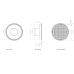 Вытяжной вентилятор скрытого монтажа под гипсокартон и штукатурку SHADOW LINE круглый 125 Черный (таймер+клапан)