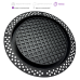Вытяжной вентилятор скрытого монтажа под гипсокартон и штукатурку SHADOW LINE круглый 125 Черный (+таймер)