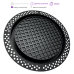 Вытяжной вентилятор скрытого монтажа под гипсокартон и штукатурку SHADOW LINE круглый 125 Черный (датчик влажности+таймер)
