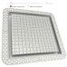 Вытяжной вентилятор скрытого монтажа под гипсокартон или штукатурку SHADOW LINE 125 Белый
