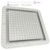 Вытяжной вентилятор скрытого монтажа под гипсокартон или штукатурку SHADOW LINE 125 Белый (+таймер задержки выключения)