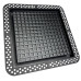 Вытяжной вентилятор скрытого монтажа под гипсокартон или штукатурку SHADOW LINE 125 Черный (датчик влажности+таймер)