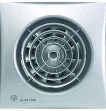 Вытяжной вентилятор с таймером отключения Soler&Palau SILENT 200 CRZ SILVER