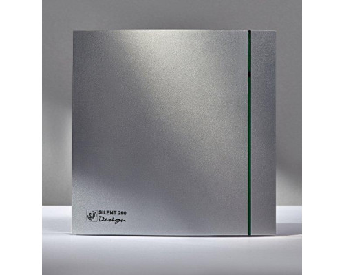 Вытяжной вентилятор  Soler&Palau SILENT 200 CZ SILVER DESIGN 3 С