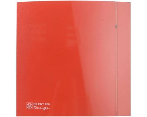 Вытяжной вентилятор Soler&Palau SILENT 200 CZ RED DESIGN 4 С