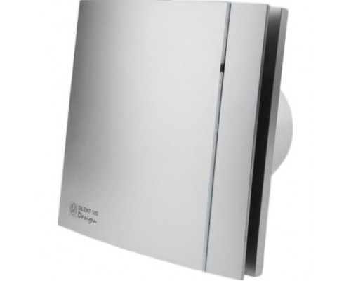Вытяжной вентилятор с таймером отключения Soler&Palau SILENT 100 CRZ SILVER DESIGN 3 C
