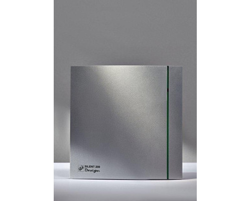 Вытяжной вентилятор с таймером отключения Soler&Palau SILENT 100 CRZ SILVER DESIGN 3 C