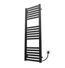 Полотенцесушитель KOSSER Герда 1200х400/18 ER тайм. черный