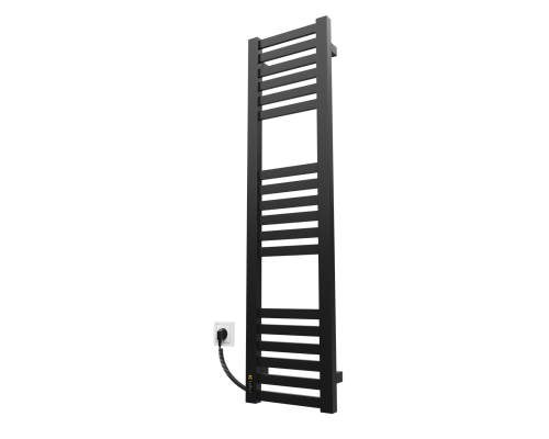 Полотенцесушитель KOSSER Герда 1200х300/18 EL тайм. черный