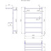 Полотенцесушитель INOX Анкона 770х530/500