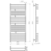 Полотенцесушитель INOX Гера-Люкс 1500х630/600
