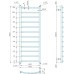 Полотенцесушитель INOX Классик 1170х430/400