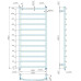 Полотенцесушитель INOX Классик 1170х530/500