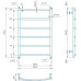 Полотенцесушитель INOX Классик HP 770х530/500