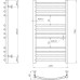 Полотенцесушитель INOX Феникс 770х430/400