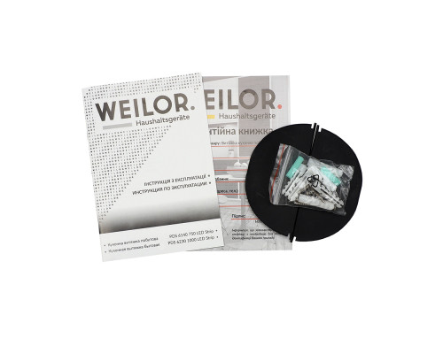 Витяжка декоративна похила WEILOR PDS 6230 BL 1000 LED Strip ( УТ000000492 )