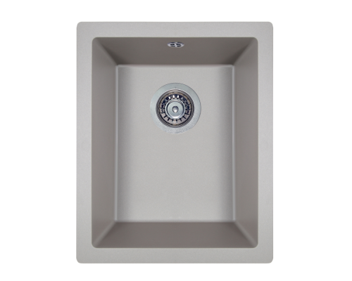 Мийка кухонна гранітна Perfelli ESTO PGE 101-38 GREY METALLIC ( 00000010814 )
