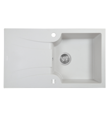 Мийка кухонна гранітна Perfelli FELICINETTO PGF 114-78 WHITE ( 00000010401 )