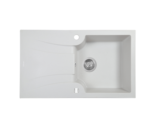 Мийка кухонна гранітна Perfelli FELICINETTO PGF 114-78 WHITE ( 00000010401 )