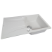 Мийка кухонна гранітна Perfelli FELICINETTO PGF 114-78 WHITE ( 00000010401 )