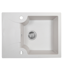 Мийка кухонна гранітна Perfelli FELICITA PGF 134-60 WHITE ( 00000010388 )