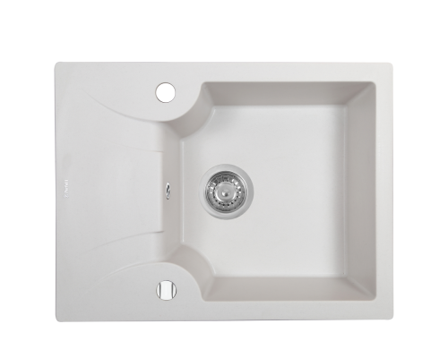 Мийка кухонна гранітна Perfelli FELICITA PGF 134-60 WHITE ( 00000010388 )