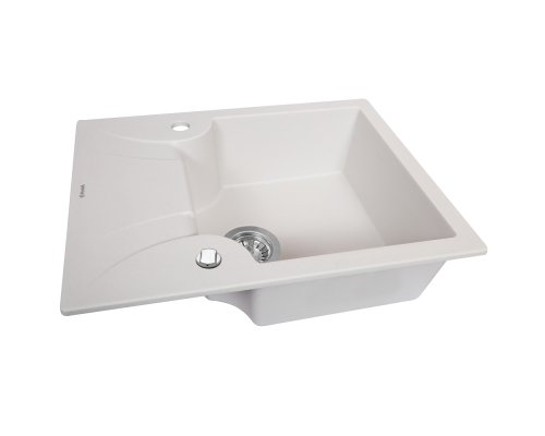Мийка кухонна гранітна Perfelli FELICITA PGF 134-60 WHITE ( 00000010388 )