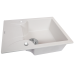 Мийка кухонна гранітна Perfelli FELICITA PGF 134-60 WHITE ( 00000010388 )