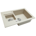Мийка кухонна гранітна Perfelli GRANZE PGG 506-67 LIGHT BEIGE ( 00000010498 )