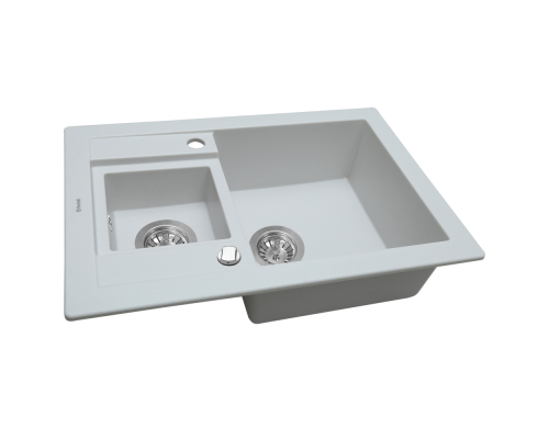 Мийка кухонна гранітна Perfelli GRANZE PGG 506-67 WHITE ( 00000010497 )