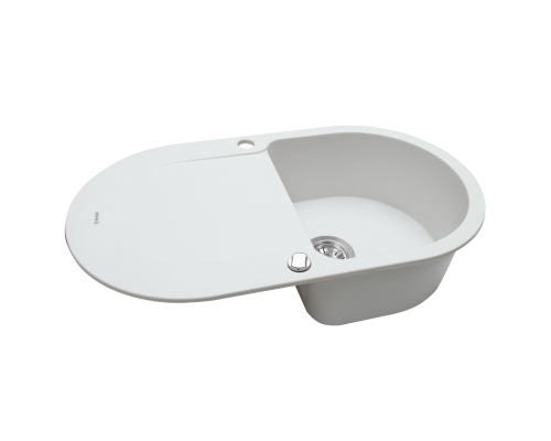 Мийка кухонна гранітна Perfelli IZETTA OGI 114-78 WHITE ( 00000010467 )