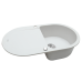 Мийка кухонна гранітна Perfelli IZETTA OGI 114-78 WHITE ( 00000010467 )