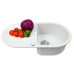 Мийка кухонна гранітна Perfelli IZETTA OGI 114-78 WHITE ( 00000010467 )