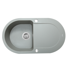 Мийка кухонна гранітна Perfelli IZETTA OGI 1141-78 GREY METALLIC ( 00000010470 )