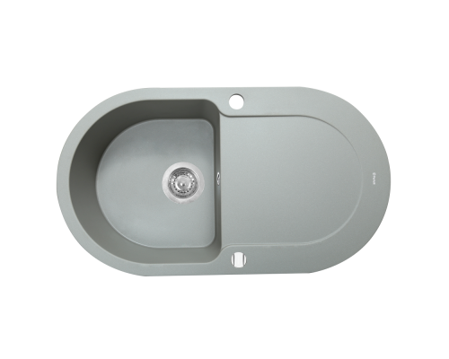 Мийка кухонна гранітна Perfelli IZETTA OGI 1141-78 GREY METALLIC ( 00000010470 )