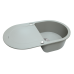 Мийка кухонна гранітна Perfelli IZETTA OGI 1141-78 GREY METALLIC ( 00000010470 )